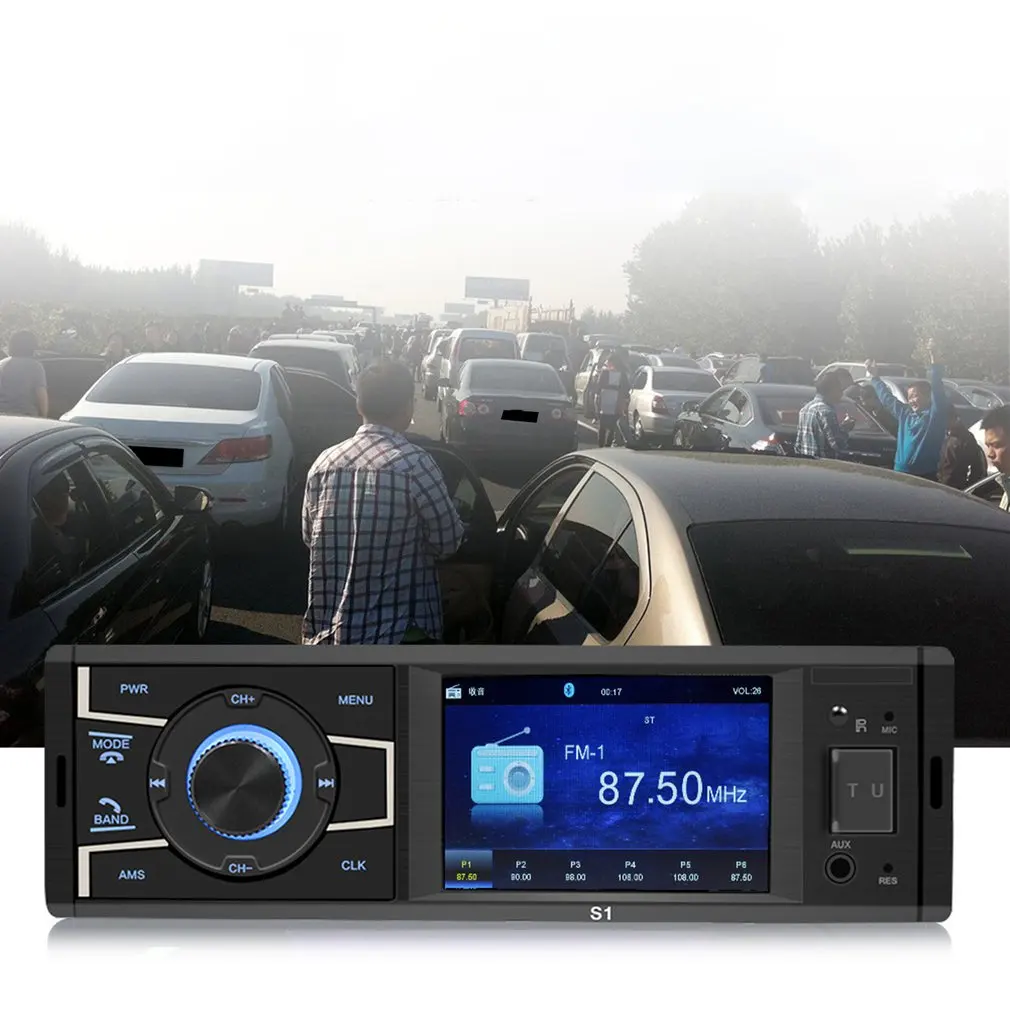 Speaker Player Wireless Hands-free Reversing Priority Car Player MP3 Card FM Radio Car MP5 Player HD Reversing Video
Speaker Player Wireless Hands-free Reversing Priority Car Player MP3 Card FM Radio Car MP5 Player HD Reversing Video