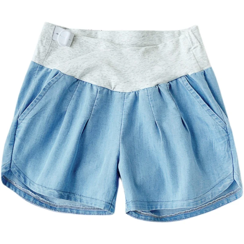 161 Summer Casual Thin Denim Maternity Shorts Adjustable Belly Loose Shorts Clothes for Pregnant Women Hot Pregnancy Short Jeans
161 Summer Casual Thin Denim Maternity Shorts Adjustable Belly Loose Shorts Clothes for Pregnant Women Hot Pregnancy Short Jeans
