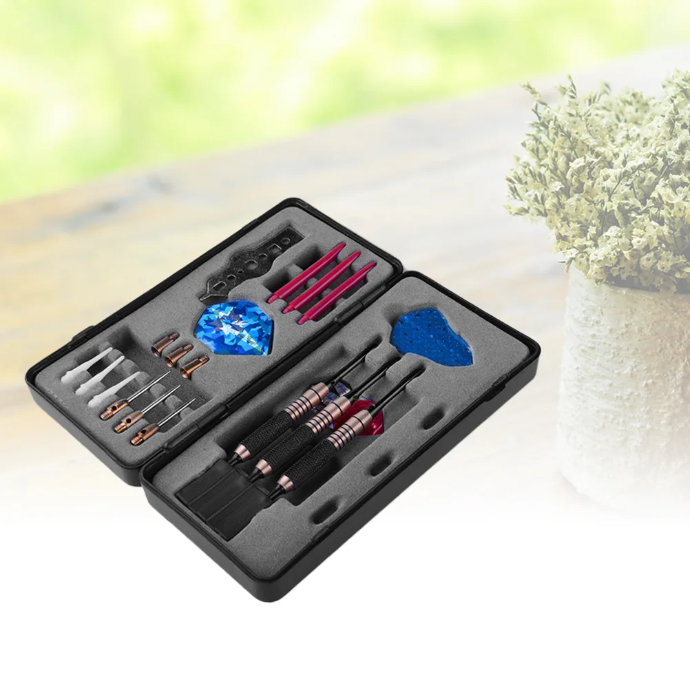 22pcs PET Metal Darts Set Kit Darts Darts Flights Dart Tip Point with Case for Playing
22pcs PET Metal Darts Set Kit Darts Darts Flights Dart Tip Point with Case for Playing
