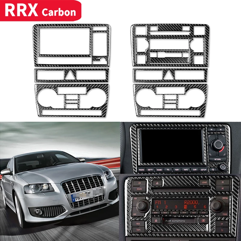 Car Center Control Panel AC Radio Navigation Control System Trim Carbon Fiber Sticker Accessories For Audi A3 S3 8P 2006 2007
Car Center Control Panel AC Radio Navigation Control System Trim Carbon Fiber Sticker Accessories For Audi A3 S3 8P 2006 2007
