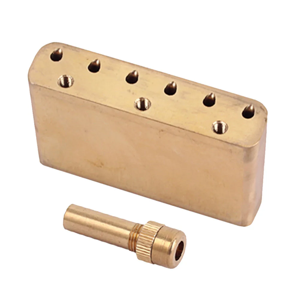 Practical 63mm Durable DIY Bridge Tremolo Block Brass Easy Install With Bar 9 Holes Musical Instrument Electric Guitar Parts
Practical 63mm Durable DIY Bridge Tremolo Block Brass Easy Install With Bar 9 Holes Musical Instrument Electric Guitar Parts