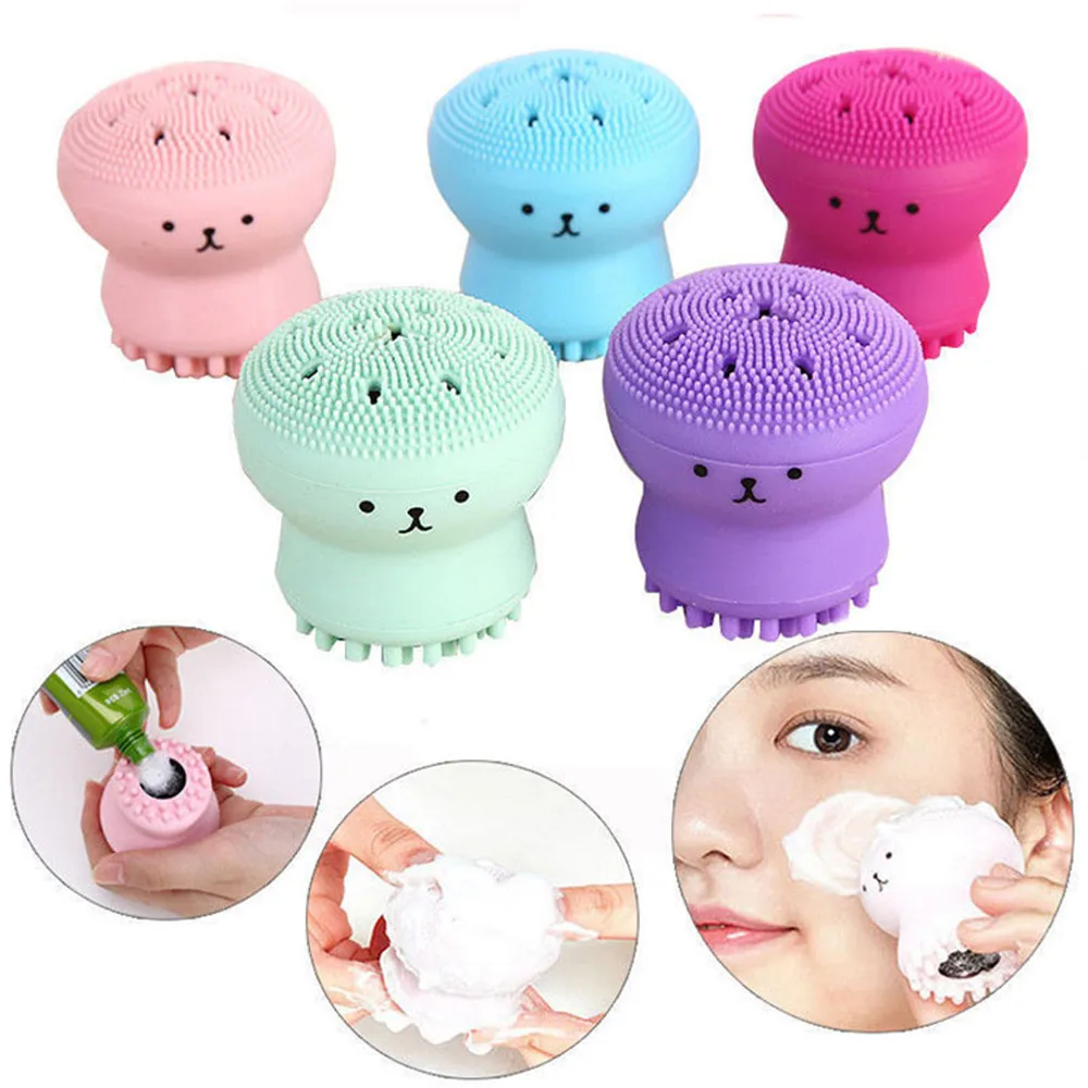 Cute Octopus Silicone Facial Cleansing Brush Pore Acne Exfoliante Face Brush Washing Beauty Cepillo Limpiador Facial Skin Care
Cute Octopus Silicone Facial Cleansing Brush Pore Acne Exfoliante Face Brush Washing Beauty Cepillo Limpiador Facial Skin Care