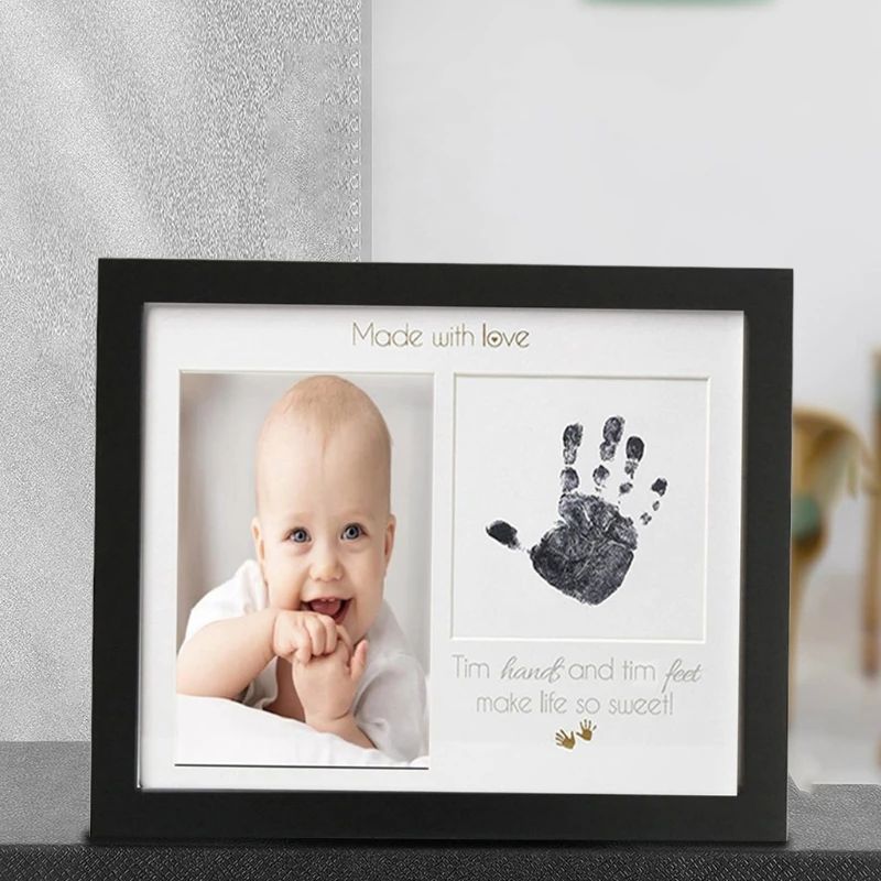 Newborn Infant Handprint Footprint Wood Picture Frame Photo Ornaments Baby Birthday Keepsake Shower Gift
Newborn Infant Handprint Footprint Wood Picture Frame Photo Ornaments Baby Birthday Keepsake Shower Gift