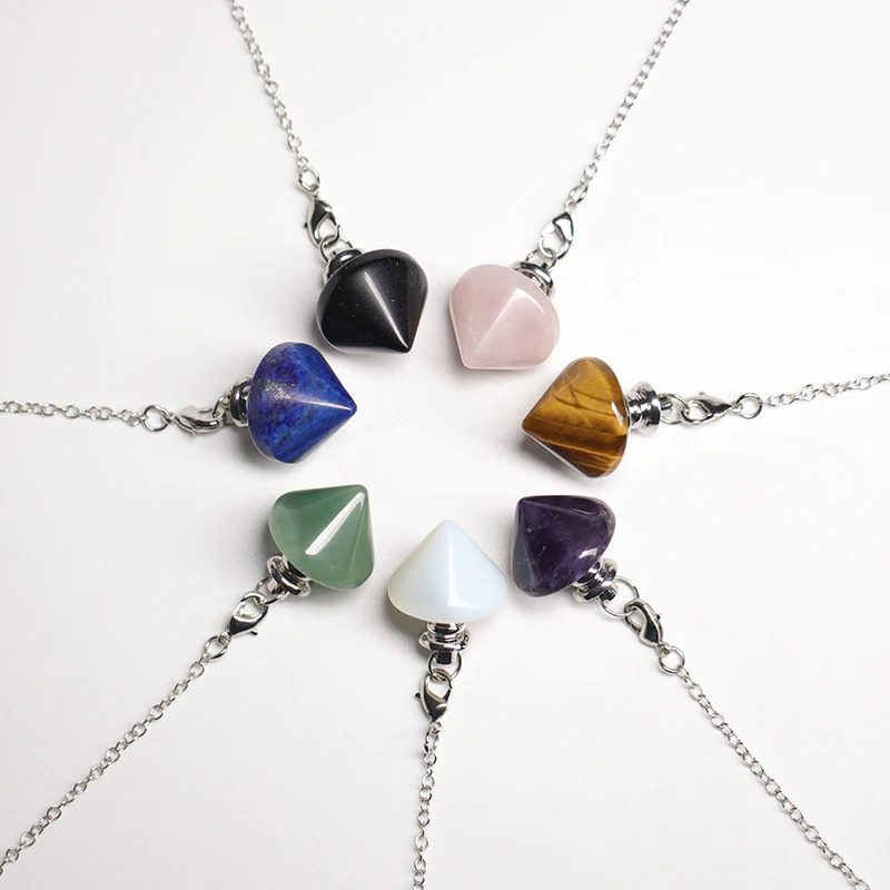 Natural Crystal Pendulum Healing Stone, Mineral Health Talisman Pendulum Simple Fashion Gift For Men And Women 
Natural Crystal Pendulum Healing Stone, Mineral Health Talisman Pendulum Simple Fashion Gift For Men And Women