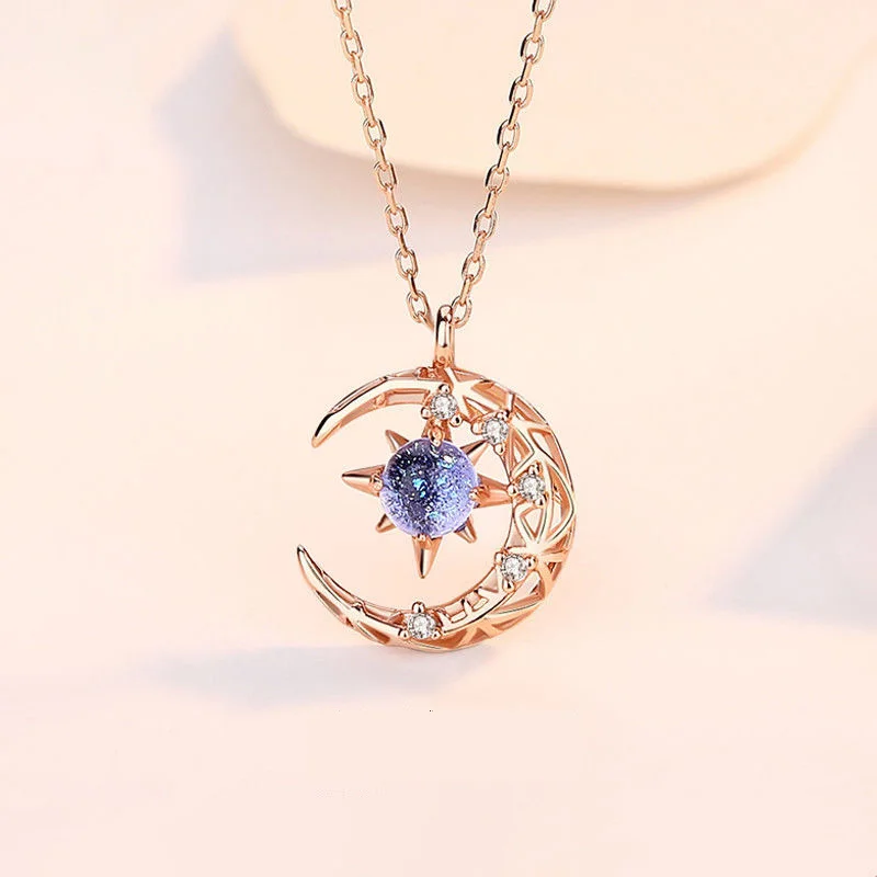 Fashion Versatile Niche Necklace Party Fashion Dress Star Moon Clavicle Chain Lovers Romantic Gifts
Fashion Versatile Niche Necklace Party Fashion Dress Star Moon Clavicle Chain Lovers Romantic Gifts