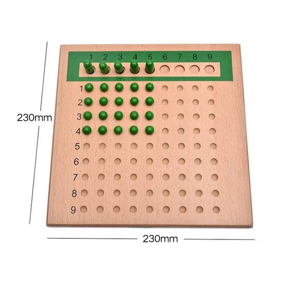 Montessori Educational Wooden Toy Multiplication Division Beads Board for Early Childhood Preschool Training Family Version New 
Montessori Educational Wooden Toy Multiplication Division Beads Board for Early Childhood Preschool Training Family Version New