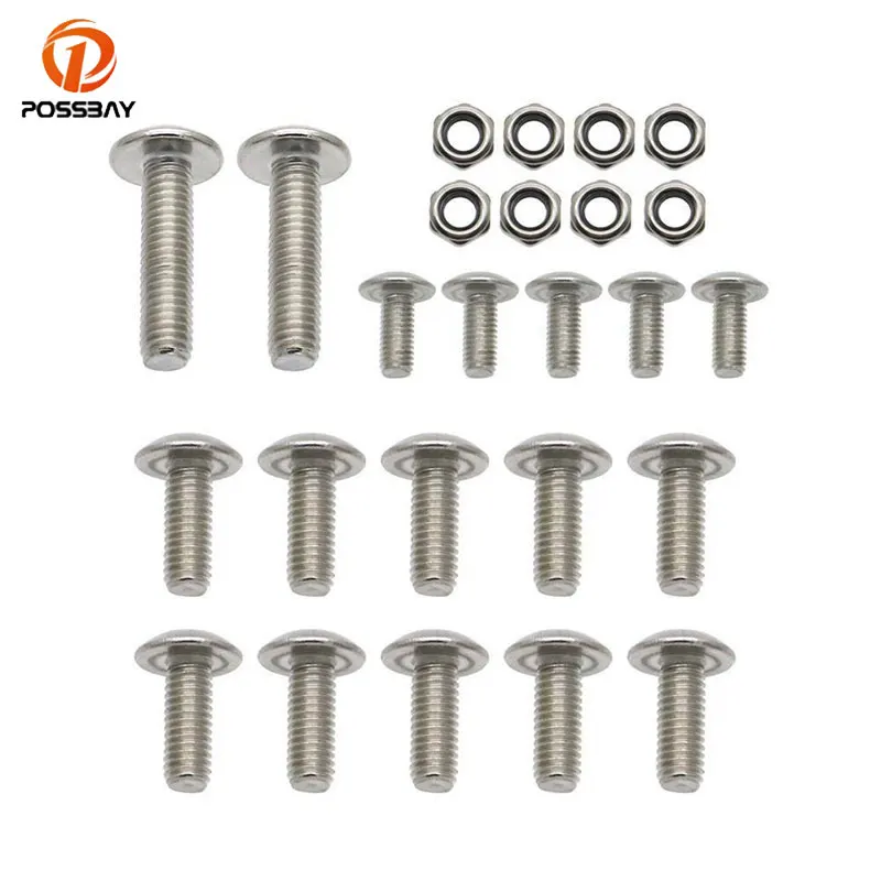 25pcs Universal Fender Bolts Screws Nut Mount Kit Hardware Set Fit For Yamaha Banshee AnyYear Fender Stainless Mudflap Mud Guard 
25pcs Universal Fender Bolts Screws Nut Mount Kit Hardware Set Fit For Yamaha Banshee AnyYear Fender Stainless Mudflap Mud Guard