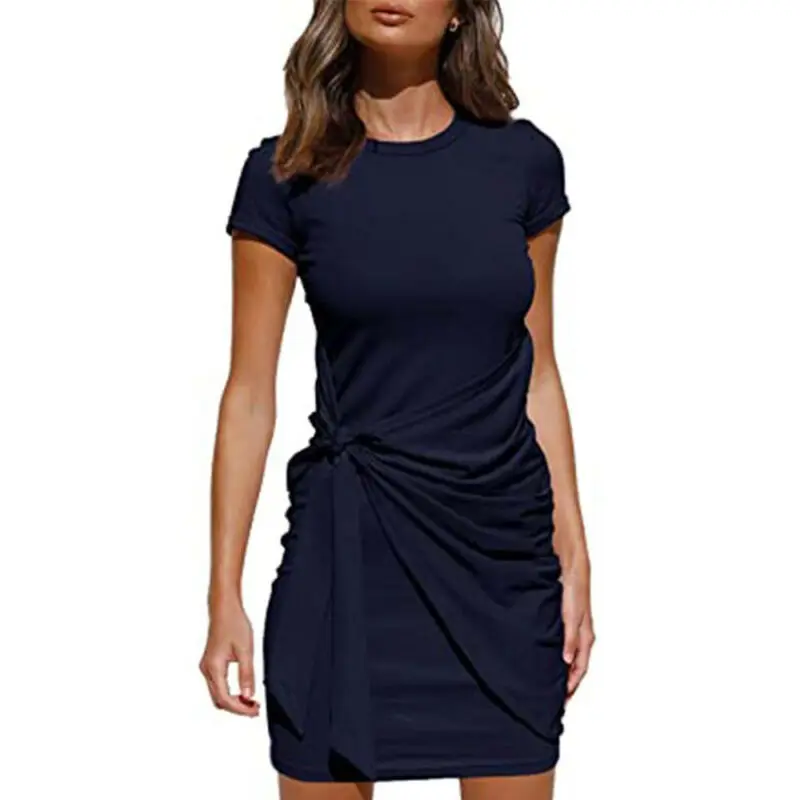 Women Ladies Crew Neck Summer Casual Mini Dresses Short Sleeve T-Shirt Dress New
Women Ladies Crew Neck Summer Casual Mini Dresses Short Sleeve T-Shirt Dress New