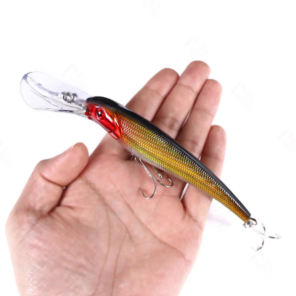 1Pcs Fishing Lure Laser Minnow Wobbler Bass Trolling Artificial 16.5cm/28g Sinking Hard Bait Crankbait Carp Pesca Fishing Tackle
1Pcs Fishing Lure Laser Minnow Wobbler Bass Trolling Artificial 16.5cm/28g Sinking Hard Bait Crankbait Carp Pesca Fishing Tackle
