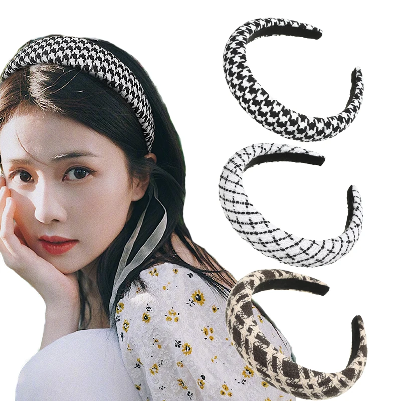 Модная осенне-зимняя клетчатая новая широкополая обруч для волос Kajeer корейские аксессуары для волос дизайнерская повязка на голову женски... 
Модная осенне-зимняя клетчатая новая широкополая обруч для волос Kajeer корейские аксессуары для волос дизайнерская повязка на голову женски...