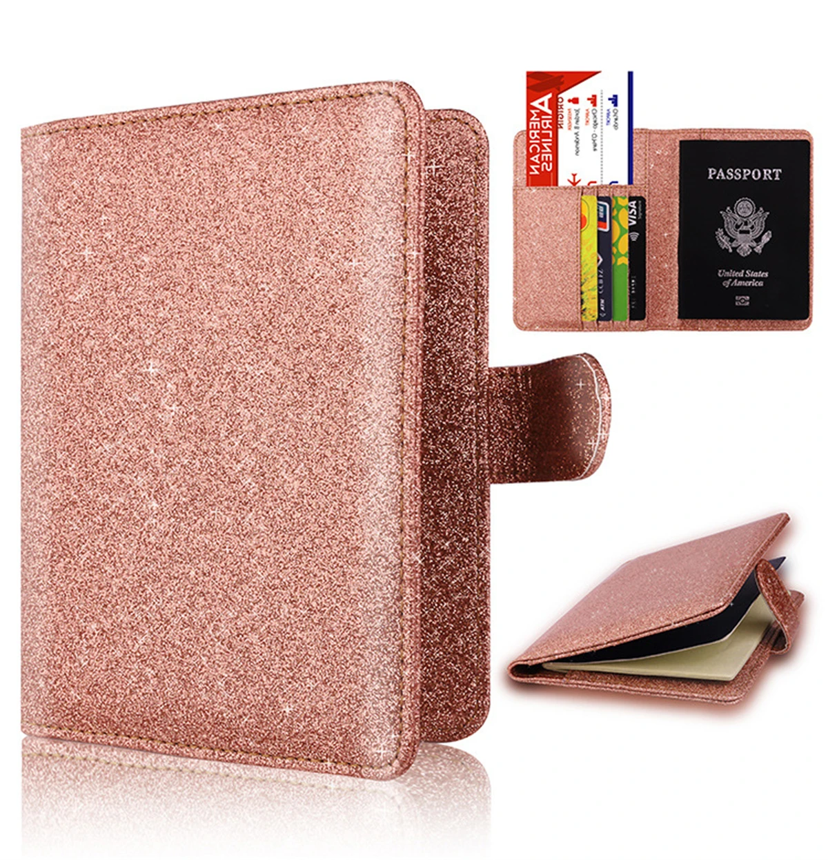 2PCS RFID US Buckle Passport Cover Anti-magnetic Multi-function Document ID Bank Card Air Ticket Protective Case Gift Man Women
2PCS RFID US Buckle Passport Cover Anti-magnetic Multi-function Document ID Bank Card Air Ticket Protective Case Gift Man Women