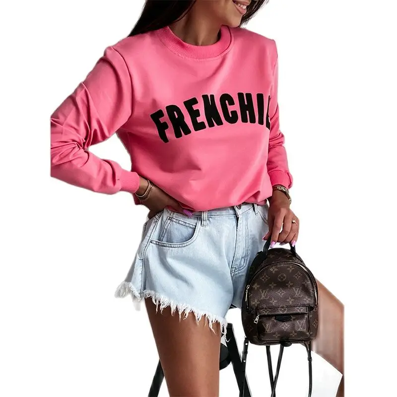 Autumn Lettern Printed Women Blouses Pullover 2021 Spring Casual O Neck Long Sleeve Shirts Fashion Loose Sweatshirt Female Tops
Autumn Lettern Printed Women Blouses Pullover 2021 Spring Casual O Neck Long Sleeve Shirts Fashion Loose Sweatshirt Female Tops