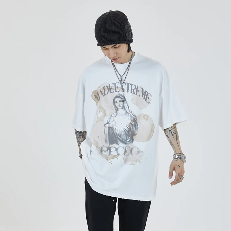 Original Summer High Street Retro Washed Short-sleeved T-shirt Men and Women Loose Casual Round Neck Tshirts Oversize Tops Tee
Original Summer High Street Retro Washed Short-sleeved T-shirt Men and Women Loose Casual Round Neck Tshirts Oversize Tops Tee