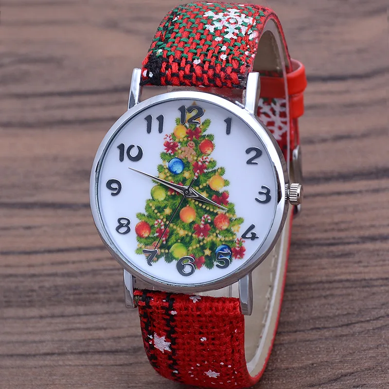 New Local Stock New Christmas Tree Watch Leisure Bright Leather Strap Quartz Watch Multicolor Optional Leisure First Choice
New Local Stock New Christmas Tree Watch Leisure Bright Leather Strap Quartz Watch Multicolor Optional Leisure First Choice