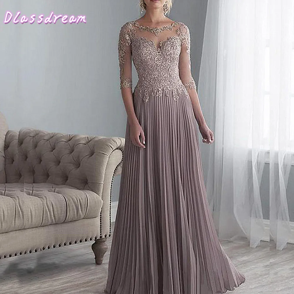 Chffion Purple Appliques Sequins Top A-line Plus Size Customized Half Sleeves Dignified Mother Of The Bride Dress Evening Gown
Chffion Purple Appliques Sequins Top A-line Plus Size Customized Half Sleeves Dignified Mother Of The Bride Dress Evening Gown