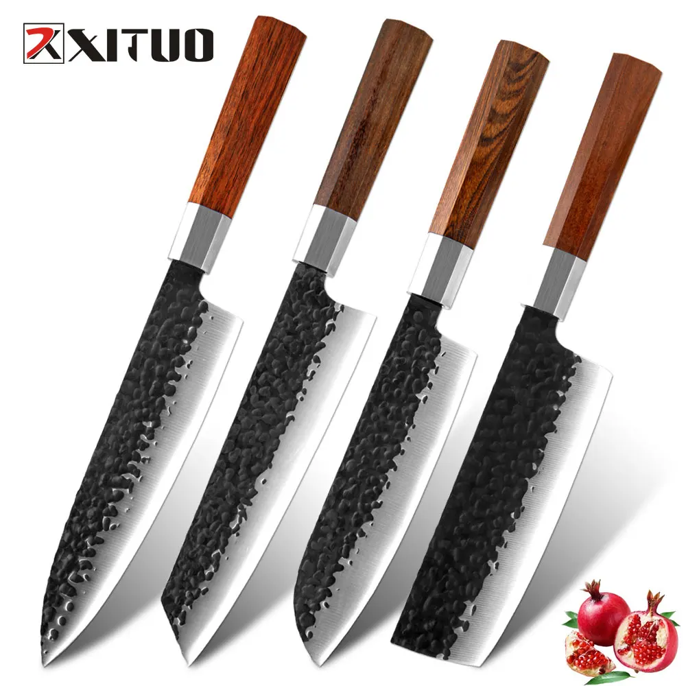 XITUO Hand Forging Japanese Knife Set Chef Knife Meat Cleaver Slicing Fish Filleting Knives Forged Stainless Steel Cooking Tools
XITUO Hand Forging Japanese Knife Set Chef Knife Meat Cleaver Slicing Fish Filleting Knives Forged Stainless Steel Cooking Tools