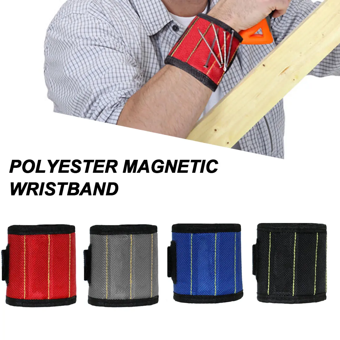 Tool Bag Screw Bit Repair Case Hand Bag Maintenance Tool Wrist Strap Powerful Magnet Belt Polyester Magnetic Electrical
Tool Bag Screw Bit Repair Case Hand Bag Maintenance Tool Wrist Strap Powerful Magnet Belt Polyester Magnetic Electrical