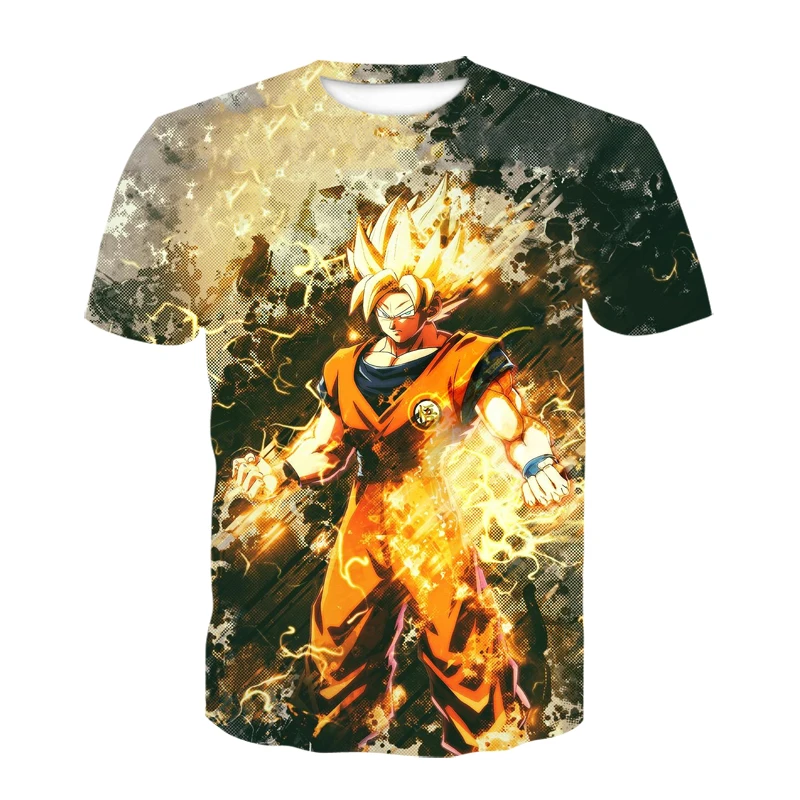 Summer 3D Cartoon Printing Goku Men's T-shirt Fashion Casual T-shirt Men's and Women's Hip-hop Harajuku Oversized T-shirt
Summer 3D Cartoon Printing Goku Men's T-shirt Fashion Casual T-shirt Men's and Women's Hip-hop Harajuku Oversized T-shirt