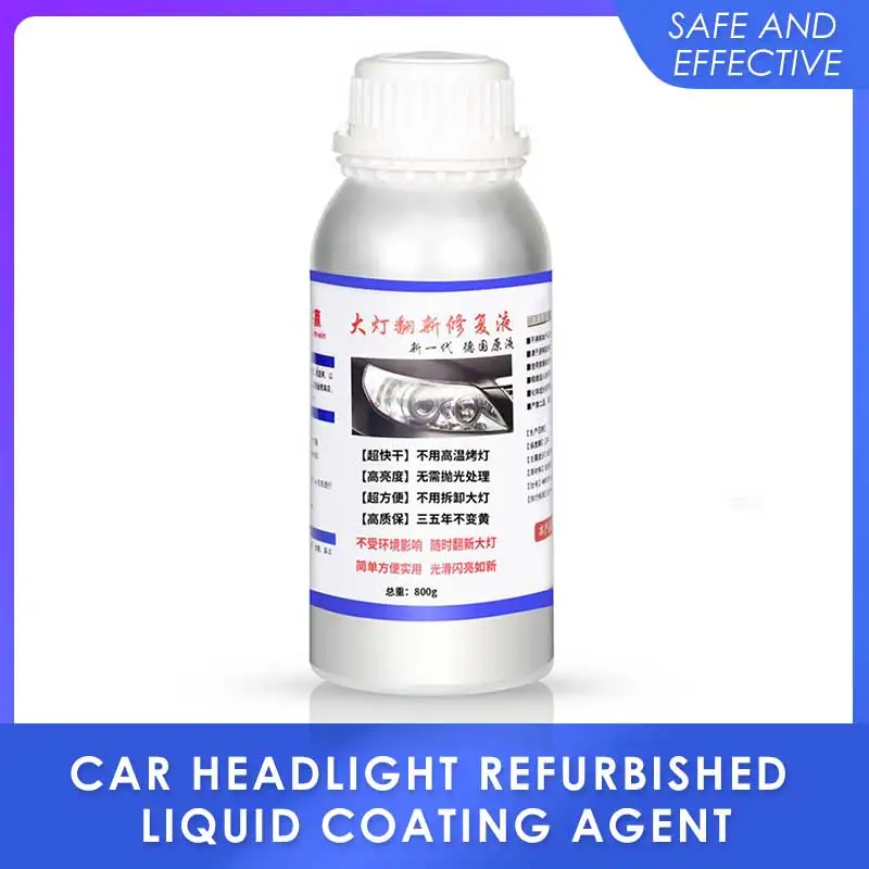 800ml Car Headlight Repair Fluid Headlight Polishing Restoration Chemical Polishing Headlight Lens Restoration Coating Agent
800ml Car Headlight Repair Fluid Headlight Polishing Restoration Chemical Polishing Headlight Lens Restoration Coating Agent