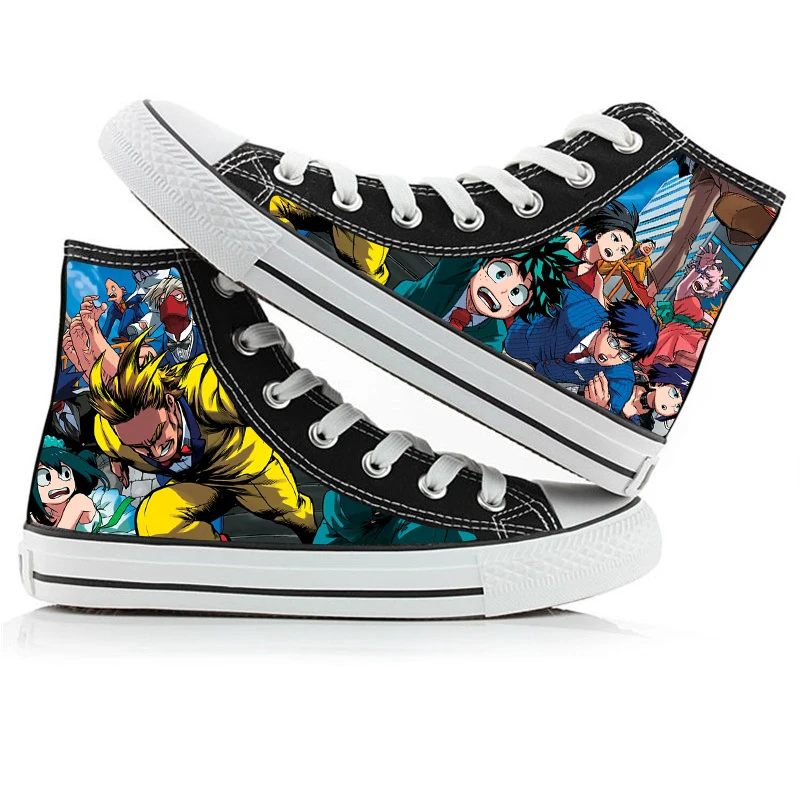 Unisex Anime 3d My Hero Academia Casual Canvas Shoes Midoriya Izuku Bakugou Todoroki Flat plimsolls duck shoes Sneakers 02
Unisex Anime 3d My Hero Academia Casual Canvas Shoes Midoriya Izuku Bakugou Todoroki Flat plimsolls duck shoes Sneakers 02
