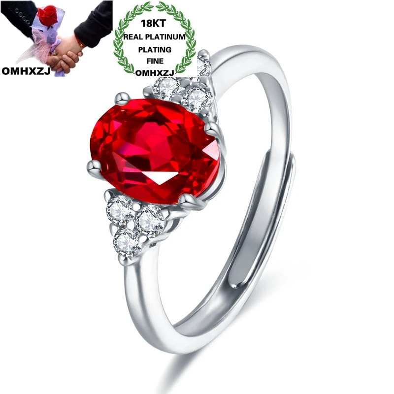 OMHXZJ Wholesale RR1271 European Fashion Fine Woman Girl Party Birthday Wedding Gift Shiny Oval AAA Zircon 18KT White Gold Ring
OMHXZJ Wholesale RR1271 European Fashion Fine Woman Girl Party Birthday Wedding Gift Shiny Oval AAA Zircon 18KT White Gold Ring