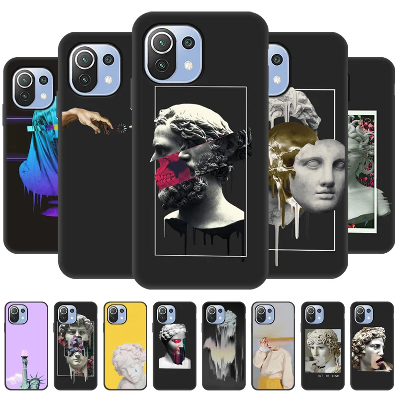 Black Phone Case for Xiaomi Mi 11 Lite 10T Pro 11i 8 9 Silicone Coque Mi Note 10 Ultra Mix 2 3 Abstract Statue Painted Fundas
Black Phone Case for Xiaomi Mi 11 Lite 10T Pro 11i 8 9 Silicone Coque Mi Note 10 Ultra Mix 2 3 Abstract Statue Painted Fundas