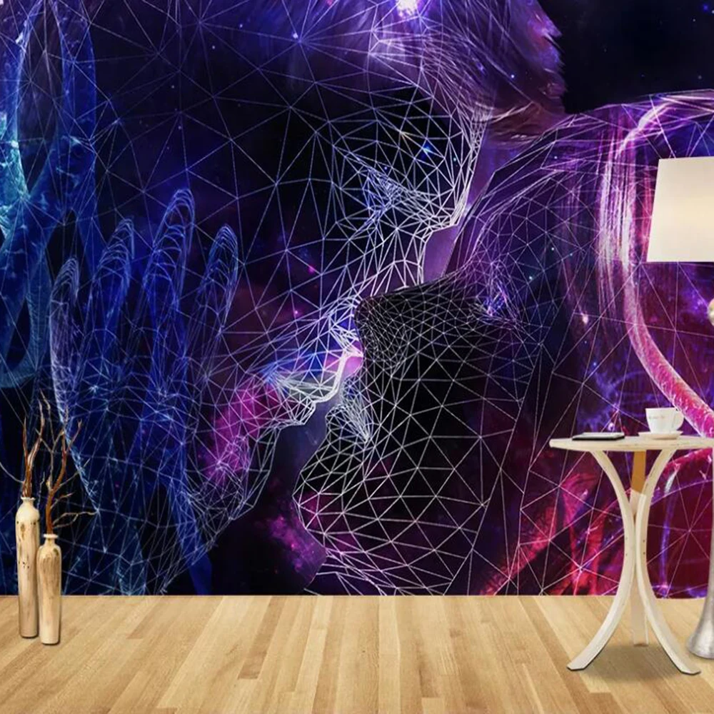 Milofi custom 3D wallpaper mural modern curve couple kissing starry sky background wall living room bedroom decoration painting
Milofi custom 3D wallpaper mural modern curve couple kissing starry sky background wall living room bedroom decoration painting