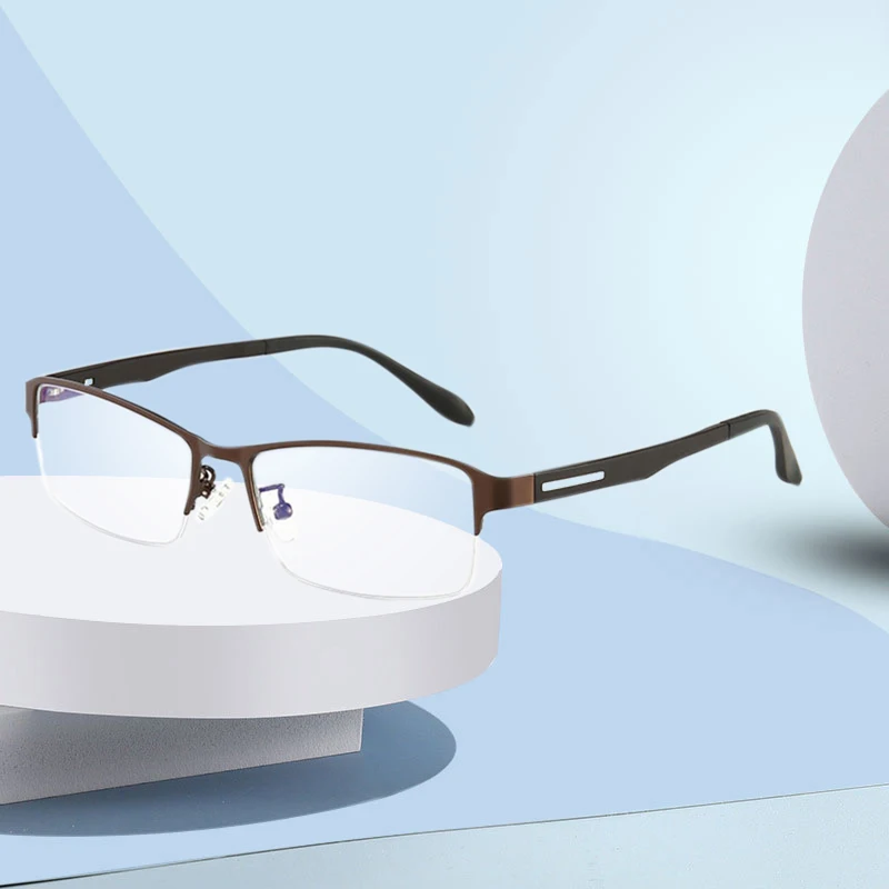 Half Rim Glasses Men Style Spring Hinges Alloy Frame Glasses Hot Selling New Arrival EyeGlasses Anti BlueRay Glasses
Half Rim Glasses Men Style Spring Hinges Alloy Frame Glasses Hot Selling New Arrival EyeGlasses Anti BlueRay Glasses