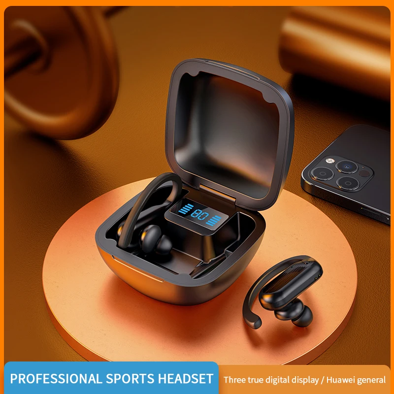 Wireless Headphones With Mic Sports Waterproof TWS Bluetooth-compatible Earphones Touch Control Wireless Headsets Earbuds Phone
Wireless Headphones With Mic Sports Waterproof TWS Bluetooth-compatible Earphones Touch Control Wireless Headsets Earbuds Phone