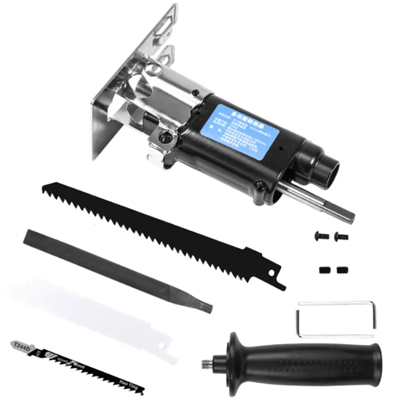 Reciprocating Saw Attachment Change Electric Drill Into Reciprocating Saw Jig Saw Metal File for Wood Metal Cutting Tool 
Reciprocating Saw Attachment Change Electric Drill Into Reciprocating Saw Jig Saw Metal File for Wood Metal Cutting Tool