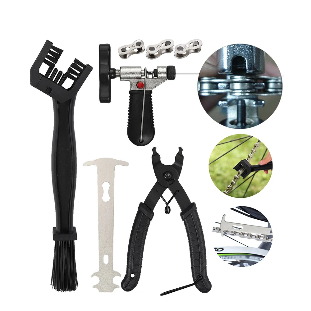 Bicycle Chain Repair Tool Set Reusable MTB Road Bike Chain Cutter Tool With Chain Hook For 7 8 9 10 Speed Bicycle Link Repair
Bicycle Chain Repair Tool Set Reusable MTB Road Bike Chain Cutter Tool With Chain Hook For 7 8 9 10 Speed Bicycle Link Repair