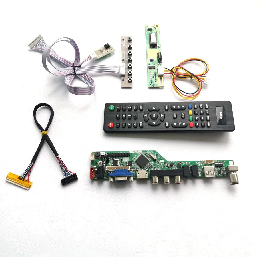 Для N141XB-L03/L04 LVDS 1CCFL 30Pin ЖК-панель монитор VGA USB AV RF клавиатура + пульт + инвертор T.V56 карта привода комплект для самостоятельной сборки
Для N141XB-L03/L04 LVDS 1CCFL 30Pin ЖК-панель монитор VGA USB AV RF клавиатура + пульт + инвертор T.V56 карта привода комплект для самостоятельной сборки