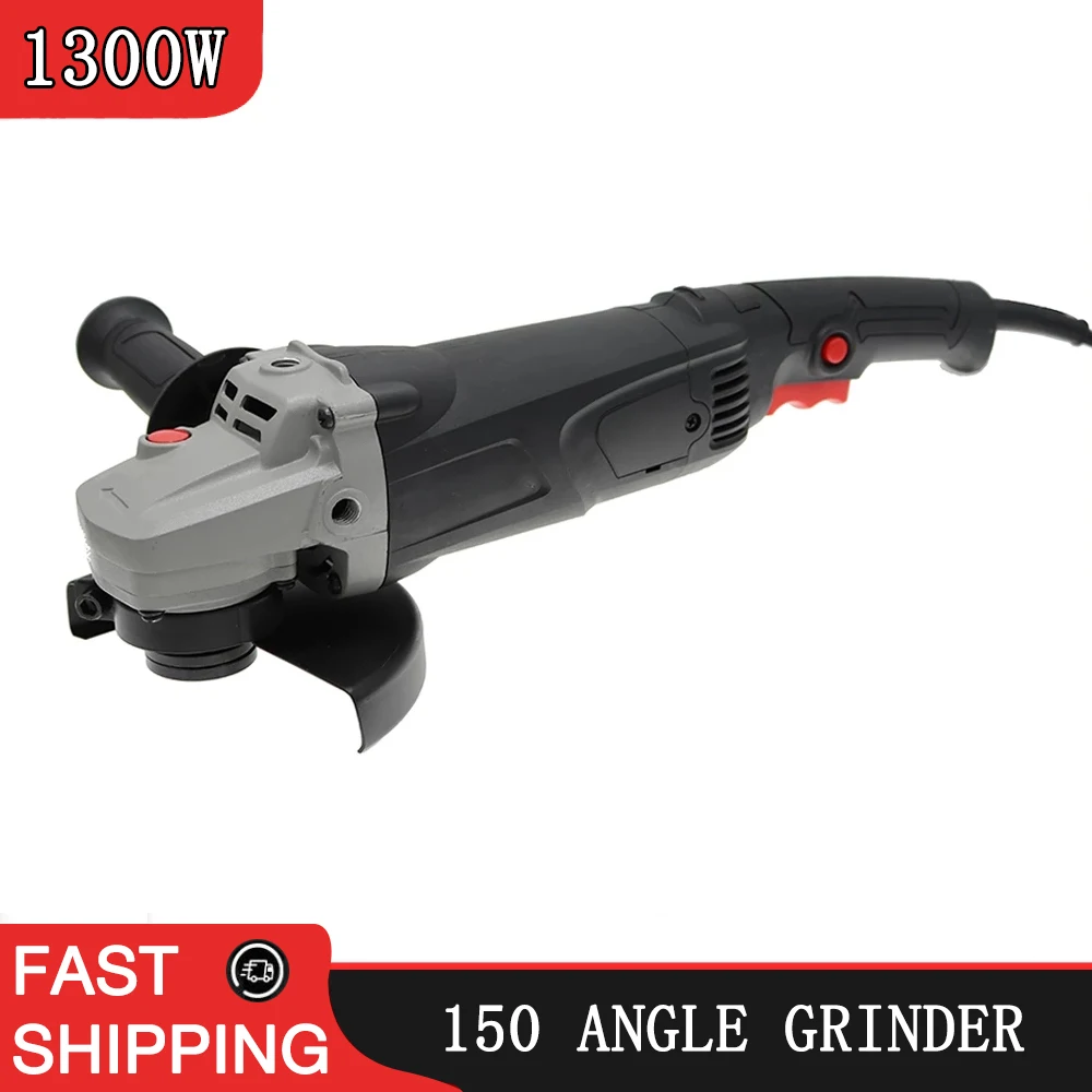 150 type angle grinder 1300W high power multifunctional industrial grade cutting machine polishing machine
150 type angle grinder 1300W high power multifunctional industrial grade cutting machine polishing machine