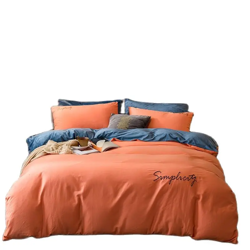 HOT SALE Cotton + Crystal Velvet Quilt Duvet Cover Bedding Set 220x240 Luxury Autumn and Winter Warm King Size Bedding Set
HOT SALE Cotton + Crystal Velvet Quilt Duvet Cover Bedding Set 220x240 Luxury Autumn and Winter Warm King Size Bedding Set