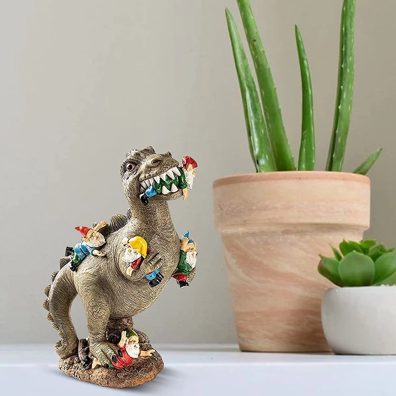 2Pcs Resin Dinosaur Statue Decorative Gnome Art Garden Office Sculpture Placed on Your Garden and Lawn Unique
2Pcs Resin Dinosaur Statue Decorative Gnome Art Garden Office Sculpture Placed on Your Garden and Lawn Unique