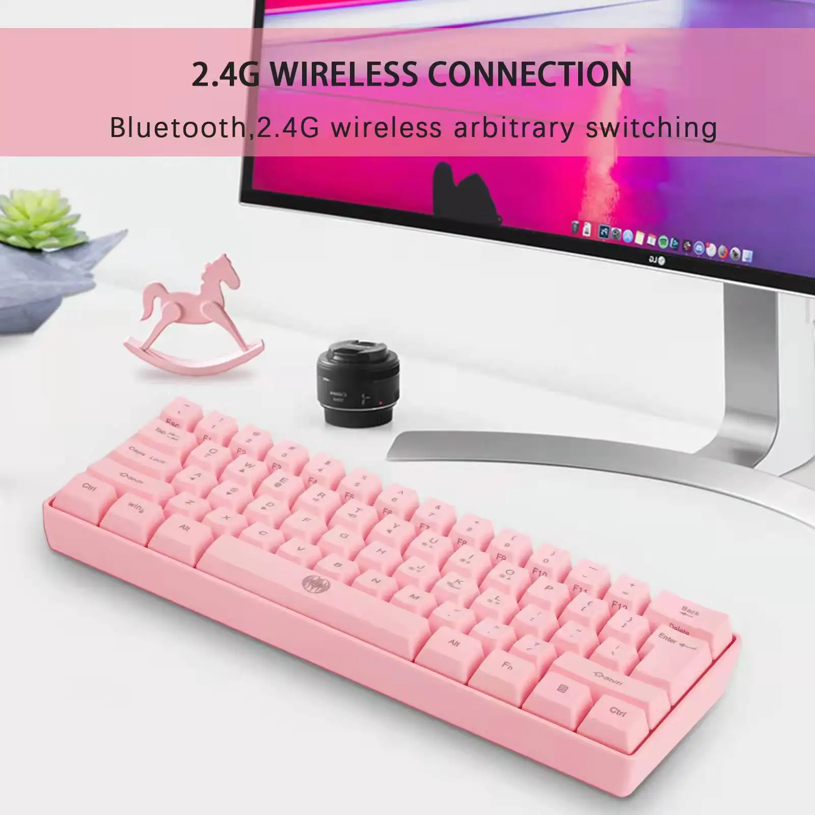 GK61 61 Keys Gaming Mechanical Keyboard USB Wired RGB Backlit Gamer Mechanical Keyboard For Desktop Tablet Laptop SK61
GK61 61 Keys Gaming Mechanical Keyboard USB Wired RGB Backlit Gamer Mechanical Keyboard For Desktop Tablet Laptop SK61