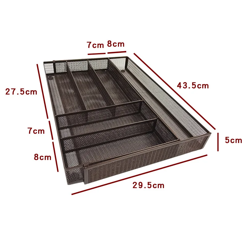 Metal Six Grid Drain Drawer Organize Cutlery Tray Storage Box Kitchen Restaurant Hotel Knife and Fork Basket
Metal Six Grid Drain Drawer Organize Cutlery Tray Storage Box Kitchen Restaurant Hotel Knife and Fork Basket