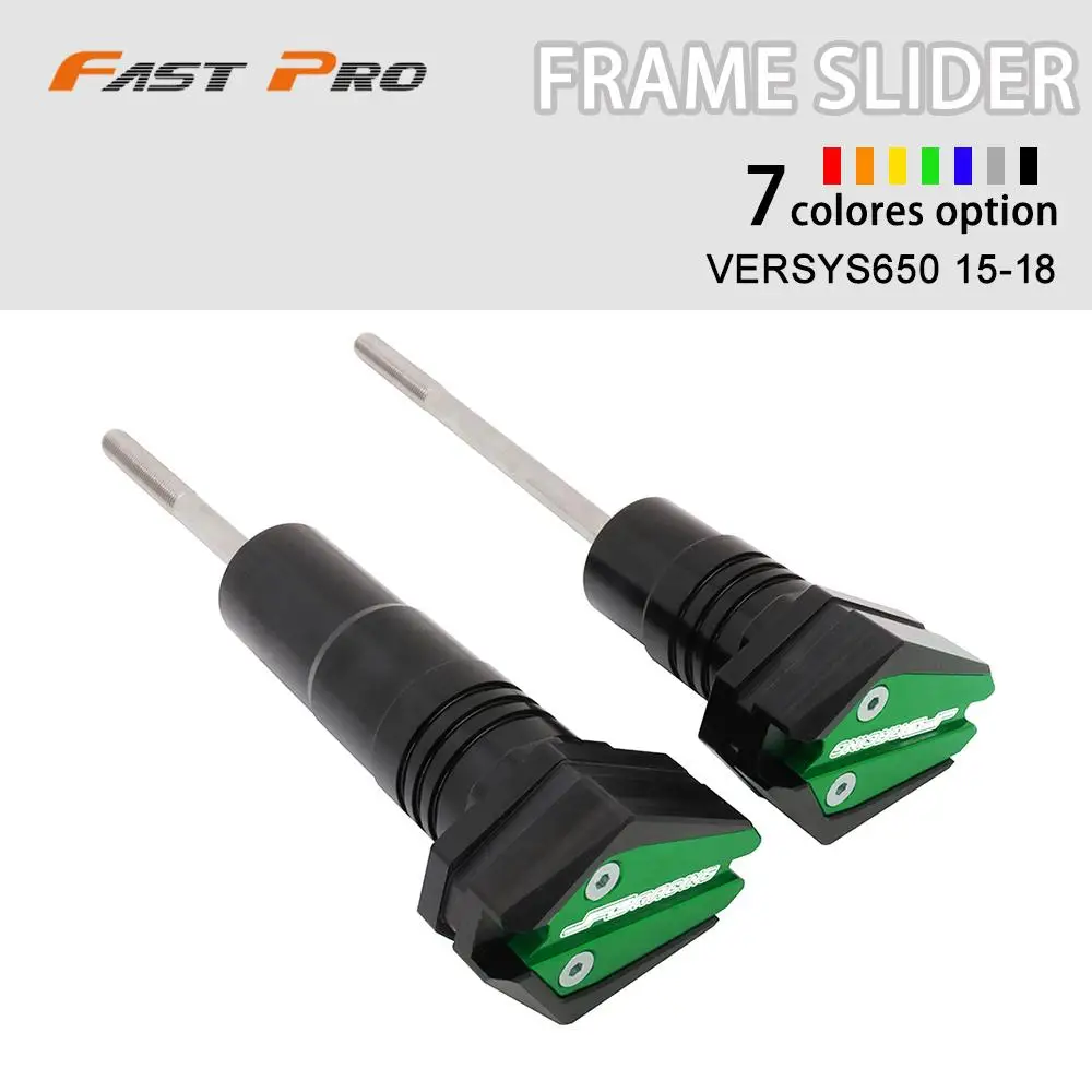 Motorcycle CNC Frame Pad Slider Falling Protector Guard For KAWASAKI VERSYS650 Versys 650 2015 2016 2017 2018
Motorcycle CNC Frame Pad Slider Falling Protector Guard For KAWASAKI VERSYS650 Versys 650 2015 2016 2017 2018