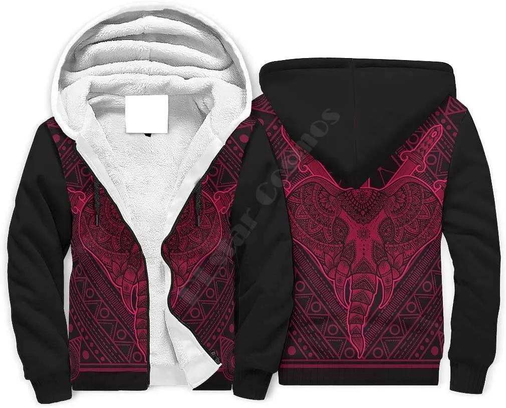 Psychedelic Elephant 3D printed Fleece zipper Hoodies Men Women Winter Warm double plus velvet jacket Casual Coat
Psychedelic Elephant 3D printed Fleece zipper Hoodies Men Women Winter Warm double plus velvet jacket Casual Coat