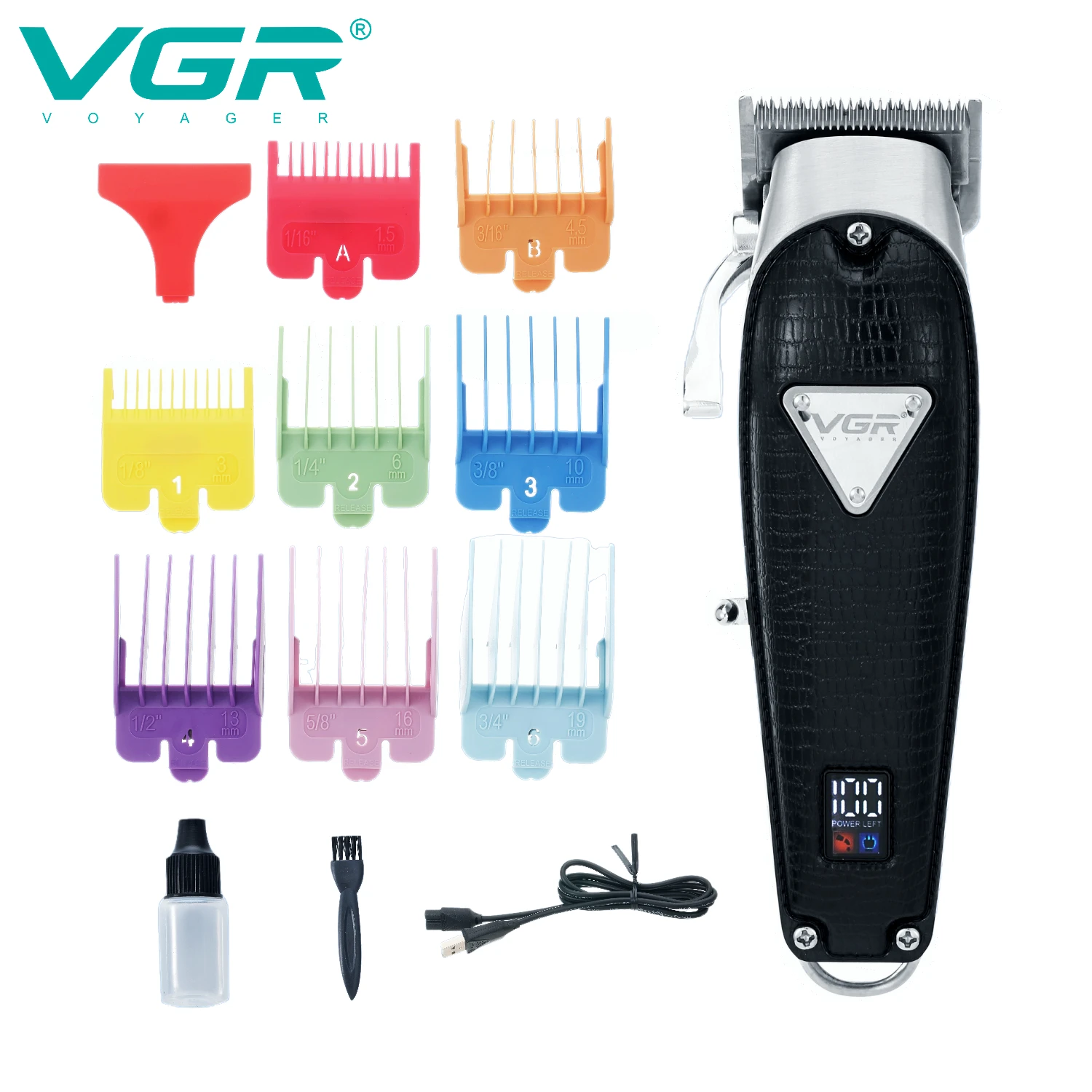 VGR Haircut Machine Hair Cutting Machine Retro Leather Body Electric Hair Clipper Professional Hair Trimmer For Men Barber V-676
VGR Haircut Machine Hair Cutting Machine Retro Leather Body Electric Hair Clipper Professional Hair Trimmer For Men Barber V-676