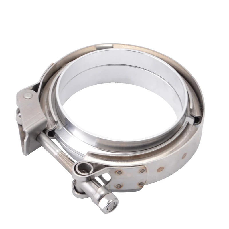 SPEEDWOW 3.5" V-Band Clamp Kit Quick Release Male Female Flange 304 Stainless Steel Exhaust System For Turbo Pipes | Автомобили и