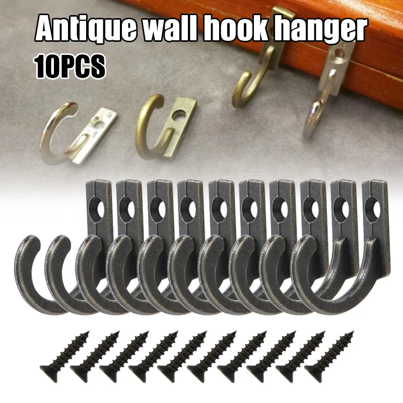 10 Pcs Vintage Hat Coat Door Hooks Wall Mounted Zinc Alloy Hook Hanger Home DFK889
10 Pcs Vintage Hat Coat Door Hooks Wall Mounted Zinc Alloy Hook Hanger Home DFK889