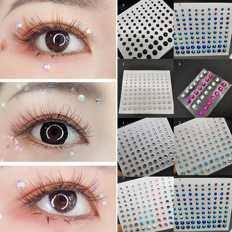 Body Brow Fashion Women Tattoo Diamond Makeup Eyeliner Eyeshadow Face Sticker Jewel Eyes Makeup Crystal Eyes Sticker Nail Art
Body Brow Fashion Women Tattoo Diamond Makeup Eyeliner Eyeshadow Face Sticker Jewel Eyes Makeup Crystal Eyes Sticker Nail Art