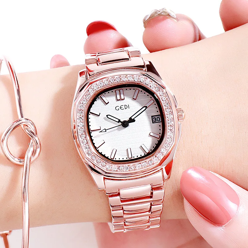 Gold Trending Water Resistant Women's Watch Stainless Steel Brand Luxury Female Watch Crystal 2020 Creative Design Watch
Gold Trending Water Resistant Women's Watch Stainless Steel Brand Luxury Female Watch Crystal 2020 Creative Design Watch