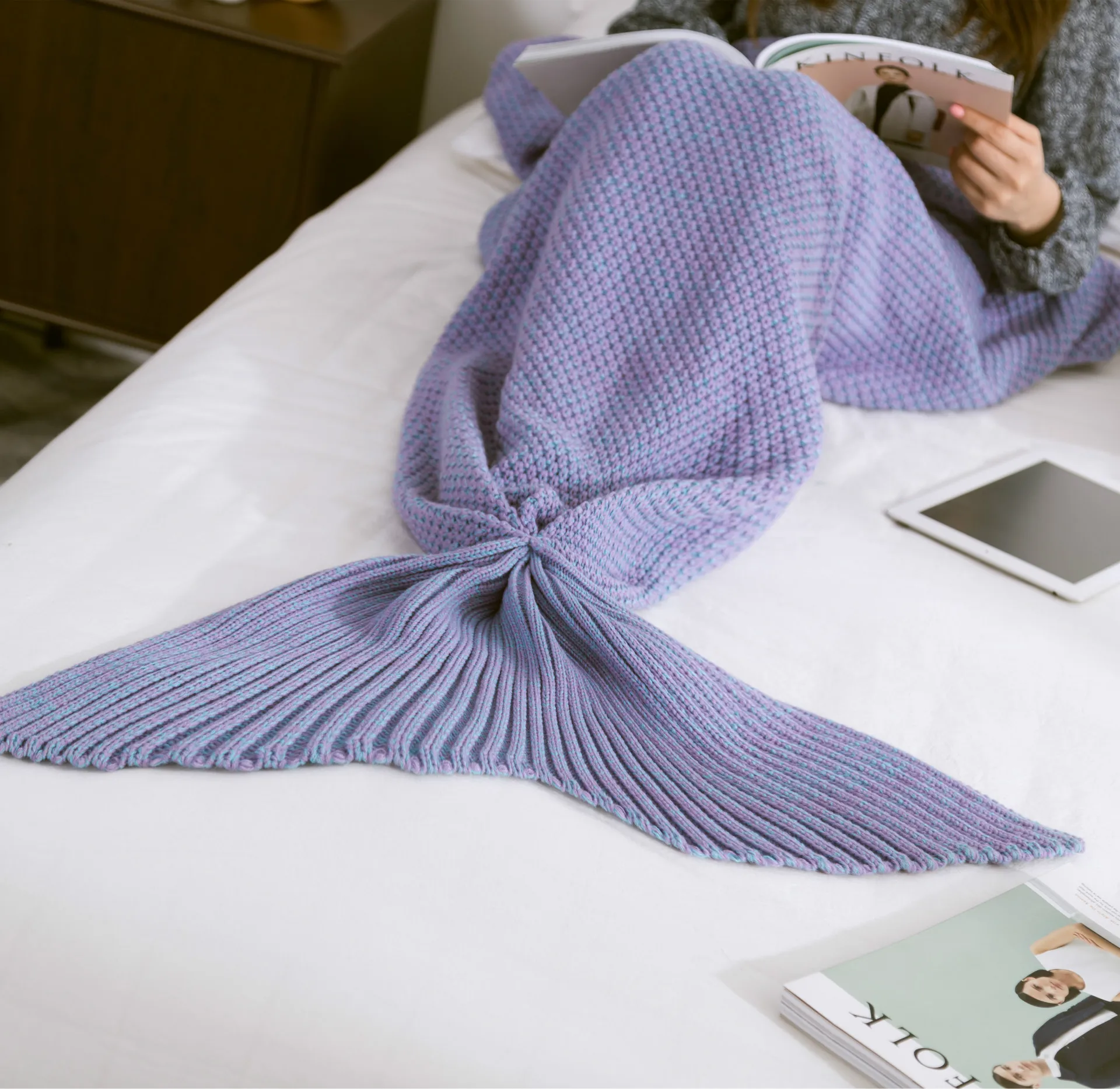 Inyahome Parent-child Mermaid Blanket Sofa Sleeping Cover Sweater Blanket Knitting Fish Tail Blanket Weighted Blankets Girl
Inyahome Parent-child Mermaid Blanket Sofa Sleeping Cover Sweater Blanket Knitting Fish Tail Blanket Weighted Blankets Girl