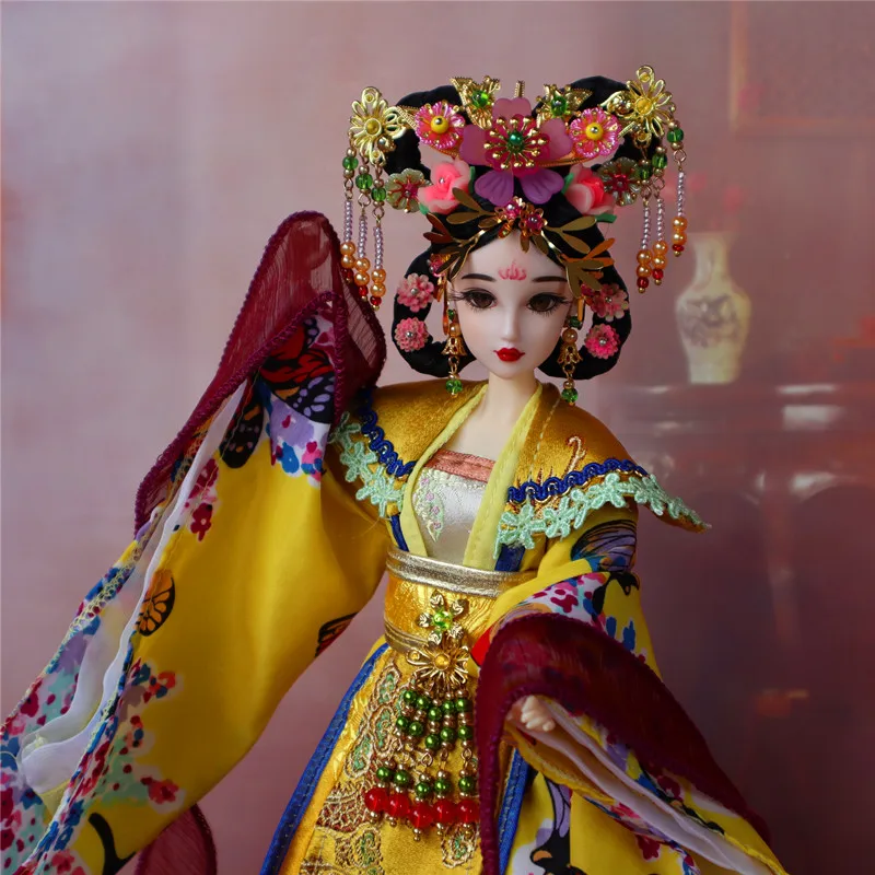 Handmade Traditional Chinese Dolls Ancient Collectible Han Dynasty Noble Consort Princess Doll Vintage Girl Toys Christmas Gifts
Handmade Traditional Chinese Dolls Ancient Collectible Han Dynasty Noble Consort Princess Doll Vintage Girl Toys Christmas Gifts