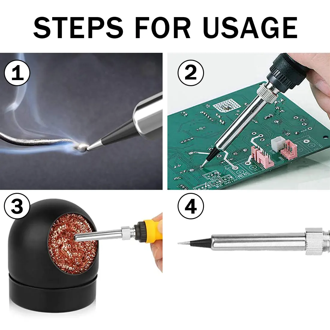 Soldering Iron Wire With Electric Soldering Iron Stand Holder Welding Soldering Solder Iron Tip Cleaner Cleaning Steel Ball
Soldering Iron Wire With Electric Soldering Iron Stand Holder Welding Soldering Solder Iron Tip Cleaner Cleaning Steel Ball