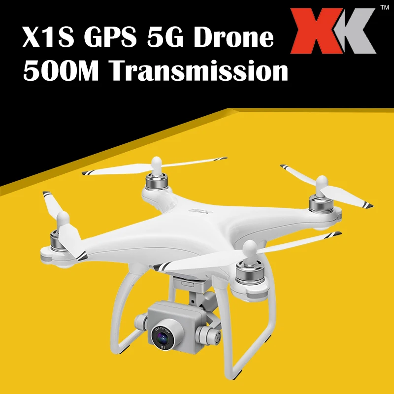 WLtoys XK X1S 5G WIFI GPS 1080P HD Camera RC Drone Four-Axis Aircraft Quadcoptor With 500M Bidirectional Transmission Distance
WLtoys XK X1S 5G WIFI GPS 1080P HD Camera RC Drone Four-Axis Aircraft Quadcoptor With 500M Bidirectional Transmission Distance