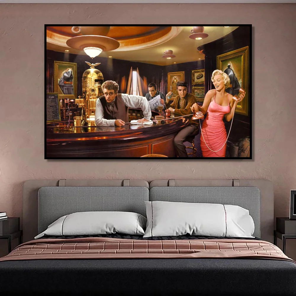 Elvis Marilyn Monroe Character Retro Poster Canvas Painting Print Cuadros Art Wall Decoration Mural Modern Home Decor No Fram
Elvis Marilyn Monroe Character Retro Poster Canvas Painting Print Cuadros Art Wall Decoration Mural Modern Home Decor No Fram