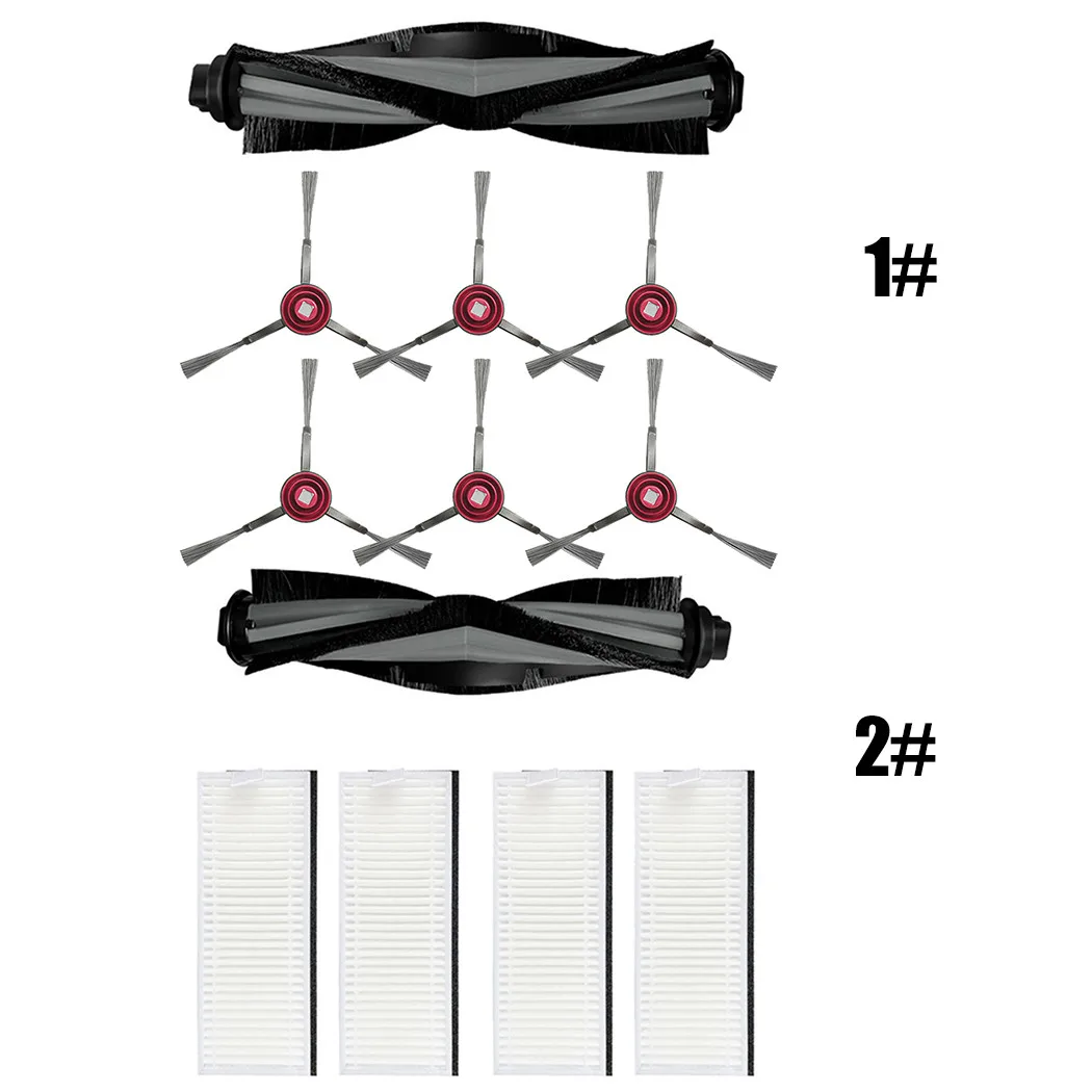 1*Roller Brush 6*Side Brushes For ECOVACS Deebot N9 N9+ Robot Vacuum Cleaner With Side Brush Main Brush Filter
1*Roller Brush 6*Side Brushes For ECOVACS Deebot N9 N9+ Robot Vacuum Cleaner With Side Brush Main Brush Filter